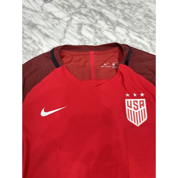 Nike USA USWNT Vaporknit Soccer Red Jersey 832963-687 Women's Medium Authentic - Picture 5 of 10
